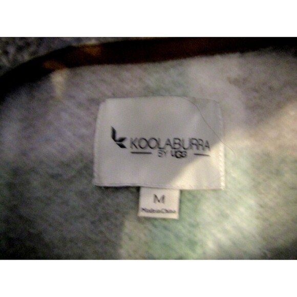 Koolaburra By Ugg Shacket Sage Green Purple Cozy Sherpa Shirt Jacket Womens Sz M - Picture 7 of 8